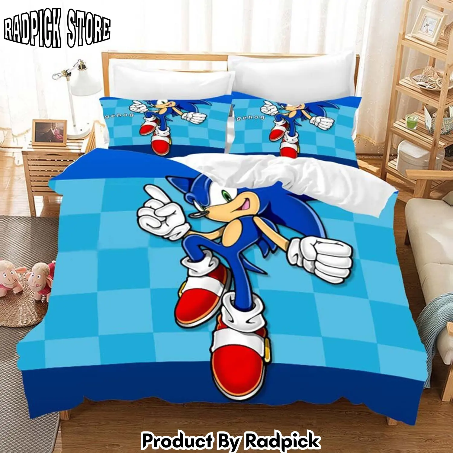 Radpick sonicthehedgehoganimebeddingset duvet cover bedroom sets comfortable bedding sets rp3272174